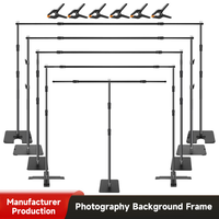 Support de fond télescopique invisible en alliage d'aluminium de 2,4 m pour studio photo, idéal pour mariages et événements