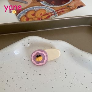 Jöle şeker renk küçük saç kelepçesi kalp çiçek klipleri saç aksesuarları insan - Product Image 6