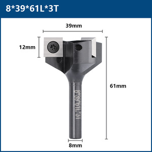 Spoilboard yüzey <span class=keywords><strong>Router</strong></span> Bit <span class=keywords><strong>CNC</strong></span> freze makinesi döşeme düzleştirme kesici ağaç İşleme oyma için karbür Insert Bit - Product Image 3