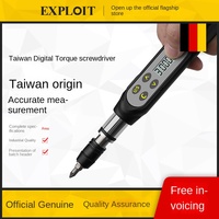 EXPLOIT Tournevis testeur de tension numérique industriel de qualité supérieure, à tête Phillips chromée, avec voyant lumineux, outil de mesure de couple haute précision (OEM)