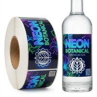 Étiquettes autocollantes personnalisées en vinyle résistant aux rayures UV pour bouteilles d'alcool, bière au gingembre, pots de sauce, huiles essentielles, soins corporels
