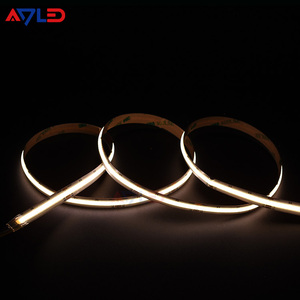 Bande lumineuse CCT réglable avec 640 puces COB flexibles Double couleur 10mm 3 lignes Source LED 2700K-6500K température de couleur - Product Image 2