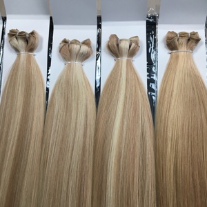 Extensiones de Cabello Ruso de Alta Calidad al por Mayor, Extensiones de Cabello Tejidas a Mano de Primera Calidad, Extensiones de Cabello Humano Natural - Product Image 6