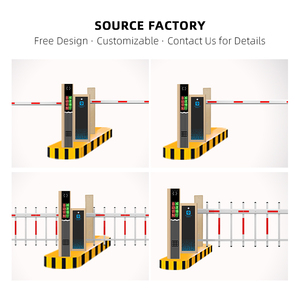Transhare Chức năng chống tai nạn rào cản cổng DC24V không chổi than 100W tự động đậu xe tốc độ nhanh cổng Hệ thống đóng gói - Product Image 3