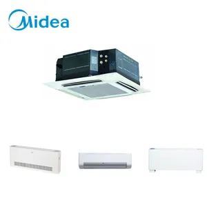 Midea-equipo de refrigeración por agua de 4 vías, unidades de bobina de ventilador de cassette, aire acondicionado