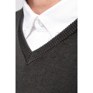 Chaleco con cuello en V para hombre, merchandising personalizado - Product Image 2