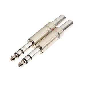 Connettore <span class=keywords><strong>Jack</strong></span> Audio Mono/<span class=keywords><strong>Stereo</strong></span> da 6,3 mm Maschio per Saldatura, Adattatore Metallico per Cuffie <span class=keywords><strong>Stereo</strong></span> 1/4 (6,35 mm) a 2/3 Poli - Product Image 5