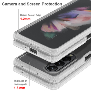 Nouveau pour <span class=keywords><strong>Samsung</strong></span> Z fold 4 givré 2 en 1 protecteur d'écran étui de téléphone pliant pour Clamshell Z fold 2 3 4 2022 - Product Image 5