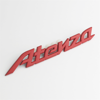 Autocollant de plaque signalétique de voiture 3D de décoration de carrosserie de couleur personnalisée autocollant de lettre emblème d'insigne de voiture adapté pour M6 M3 ATENZA