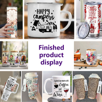 Presse à Chaud Numérique Multifonction 4-en-1 pour Tasses 6oz-17oz – Transfert par Sublimation Manuel, Électrique, État Neuf