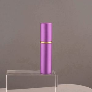 OEM 10ml Glass Aluminum Multi Color Cylindrical Perfume Spray <b>Bottle</b> Refillable Screen Printing <b>Reed</b> <b>Diffuser</b> Pump Sprayer MOQ - Product Image 5
