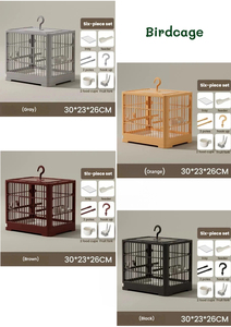 Kuş Kafesi Papağan Villası Kafesi Geniş Alanlı Nefes Alabilen Kuş Gezdirme Aparatı Açık Hava Taşınabilir Seyahat Gözlem Kafesi Evcil Hayvan Malzemeleri - Product Image 6