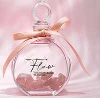 Parfum de maison luxe classique bouteille en verre huile essentielle naturelle cristal pierre roseau diffuseur en forme de fleur luxe cadeau maison