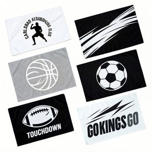 Serviette de sport en microfibre ultra résistante, impression personnalisée du logo, absorption rapide, légère et portable pour la gym et l'exercice. - Product Image 1