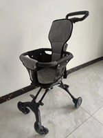 Portable Compact Pliant Bébé Poussette Haute Paysage Cadre En Métal Bidirectionnel Réglable En Plastique Coton Chariot Bidirectionnel Réglable