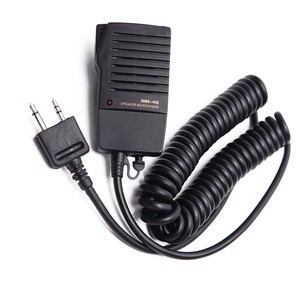 ไมโครโฟนลำโพง HM-46 ปลั๊กคู่ 2 พินสำหรับอะไหล่ซ่อมวิทยุสองทางแบบใช้มือถือของ <span class=keywords><strong>ICOM</strong></span> - Product Image 5