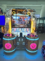Machine de jeu de tir vidéo pour enfants Western Cowboy Amusement Ride Simulator à pièces pour parc d'attractions
