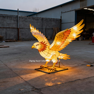 <span class=keywords><strong>Golden</strong></span> Eagle Bird Lantern Giáng sinh an ninh thép không thấm nước ngoài trời & trong nhà trang trí cho các sự kiện & triển lãm thương mại - Product Image 2