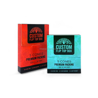 Boîte d'emballage vide en carton personnalisée pour cigarettes, boîte de 5/10 tubes d'emballage, boîte de rangement