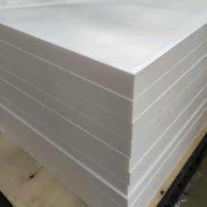 Feuille de PTFE vierge moulée sur mesure, épaisseur 5-100 mm, pour usinage CNC, joints et pièces de machines, feuille de PTFE blanche - Product Image 1