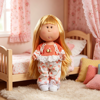 Poupée pomme de terre de 24 cm, kawaii, cheveux blonds longs, poupée à habiller avec boîte cadeau, tenue interchangeable mignonne, jouet pour filles, cadeau d'anniversaire