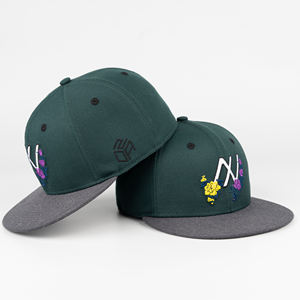 Casquettes de baseball en laine mélangée brodées sur mesure TCAP Chine ODM, casquettes ajustées pour le sport - Product Image 1