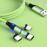 Câble de chargeur rapide 3A 1M de haute qualité Câble de données de charge rapide magnétique de haute qualité Accessoire mobile