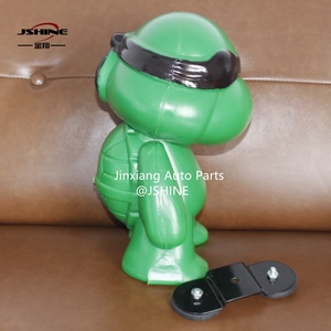 Mascota de Tortuga Ninja con los Ojos Vendados, Verde, de 14 Pulgadas, para Camiones, Remolques y SUV, con Nuevo Imán en la Parte Posterior para Publicidad, JSHINE, Plástico - Product Image 4