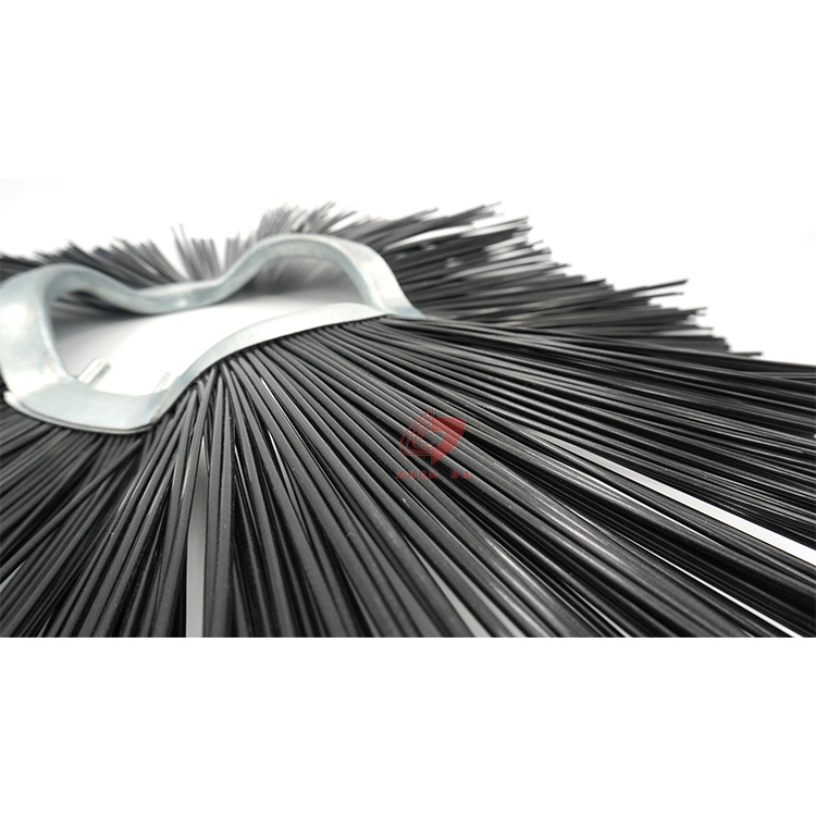 Black PP Wire Wafer Brush For Street Road Cleaning