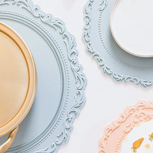 Sous-verres en silicone colorés antidérapants <span class=keywords><strong>de</strong></span> qualité alimentaire en platine imperméable <span class=keywords><strong>de</strong></span> 125 mm, tapis <span class=keywords><strong>de</strong></span> <span class=keywords><strong>protection</strong></span> pour tasse, tapis <span class=keywords><strong>de</strong></span> sceau <span class=keywords><strong>de</strong></span> cire en silicone - Product Image 2