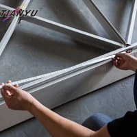 Plancher modulaire de haute qualité en plexiglas pour exposition, salon professionnel, stand d'exposition