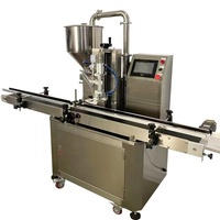 Machine de remplissage automatique à pompe lobulée pour liquides visqueux, confitures, cosmétiques, crèmes corporelles et pâtes en pots et bouteilles, avec servomoteur