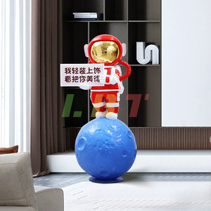 Figura de Astronauta Libit, Escultura Artística Moldeada para Exhibición en el Suelo, Decoración para Sala de Estar Lbt 167 - Product Image 2