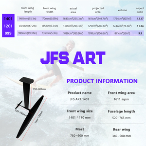 เสาคาร์บอนประสิทธิภาพสูง1401 JFS ด้านหน้าปีกสีดำสำหรับทะเลสาบและแม่น้ำกีฬาทางน้ำในมหาสมุทร1401ศิลปะ1401 - Product Image 5