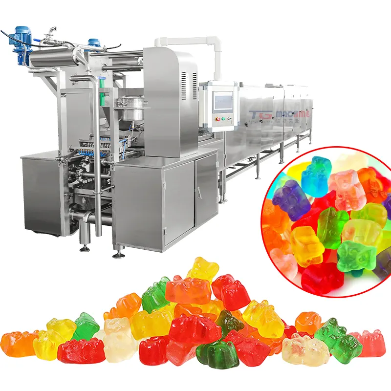 Factory direct sales Confectionery Industry small automatic jelly 3D hair gummy candy depositor machine