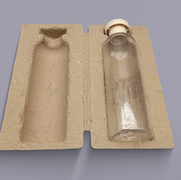 Boîte en pulpe personnalisée écologique de 2 mm en fibre moulée à sec haute densité 2026 pour l'emballage promotionnel des supermarchés et des expositions