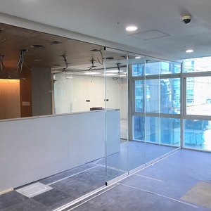 Porta in vetro di vetro porta a libro porta scorrevole in vetro temperato - Product Image 6