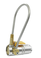 Connecteur de remplissage de bouteille de gaz CZ105, filetage G5/8, 240 bars, verrou de sécurité, connexion rapide pour hélium, azote, oxygène, argon