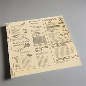 Plateau en papier sulfurisé à prix d'usine pour la cuisson de pains à hamburger, pizzas, sandwichs, friteuses à air - pour usage industriel alimentaire - Product Image 1