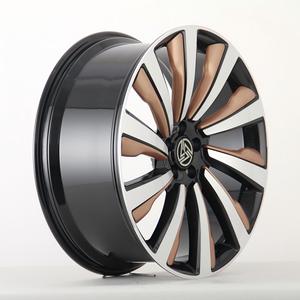 Jantes de voiture en alliage forgé sur mesure XL, jantes à rayons multiples bicolores, 22 23 pouces, 5x120, jantes en aluminium pour voiture de tourisme, jantes pour Range Rover - Product Image 5
