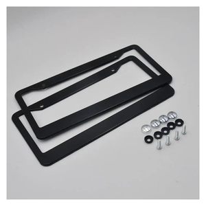 En gros personnalisé galvanoplastie surface lisse en plastique voiture cadre de plaque d'immatriculation couverture de plaque de voiture pour la taille américaine standard - Product Image 4