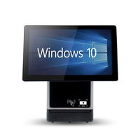 Terminal de point de vente Windows 15,6 pouces, I5, 8 Go DDR3, 64 Go, écran tactile, caisse enregistreuse tout-en-un, imprimante, commerce de détail, restaurant