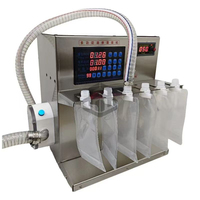 Machine de remplissage semi-automatique pour sachets à bec verseur pour petits sachets de lait de soja, soupe de prune, thé, jus, boissons
