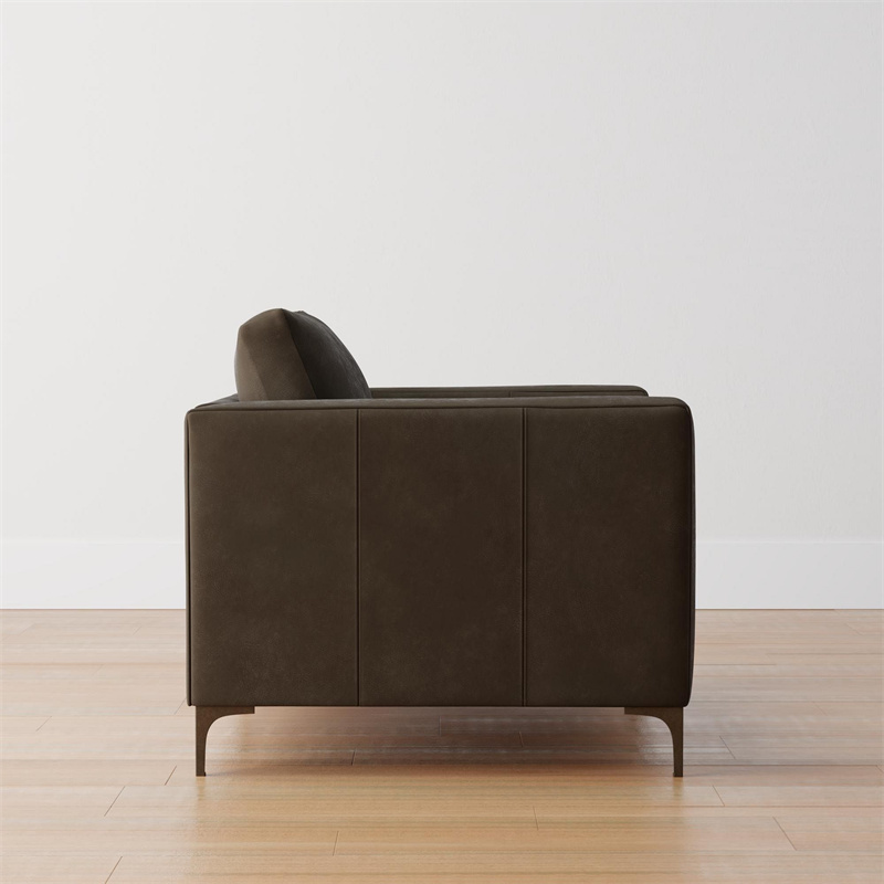 Luxury Furniture Living Room Armchair Hand Antiqued Jake Leather Armchair
