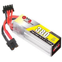 Batterie LiPo GNB GAONENG 3S 11.4V HV 380mah 90C XT30 Micro FPV DRONE LiHV Haute Tension