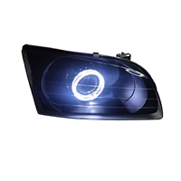 Phare LED Angel Eye à boîtier noir pour Starlet Glanza V EP91 1996 1997 1998 1999 Accessoires