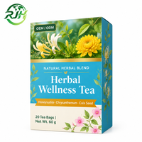 Thé Herbal en Gros pour l'Acné Hormonale : Peau Claire et Éclatante, Régule les Hormones, Thé de Soin pour la Santé Féminine OEM