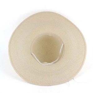Nouveau chapeau de soleil en papier à large bord pour femme, idéal pour la pêche en plein air, les vacances, les voyages et la plage - Product Image 6