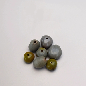 Wholesale Natural Drilled Plant <b>Seed</b> Beads Raw Fruit Shell DIY Accessories For Wind Chime Bracelet Boho Craft Decoration - Product Image 4