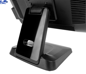 Écran tactile POS 15 pouces LED noir <span class=keywords><strong>4</strong></span>:3, écran capacitif / VGA, support pliable, pour petites entreprises et commerce de détail - Product Image 4